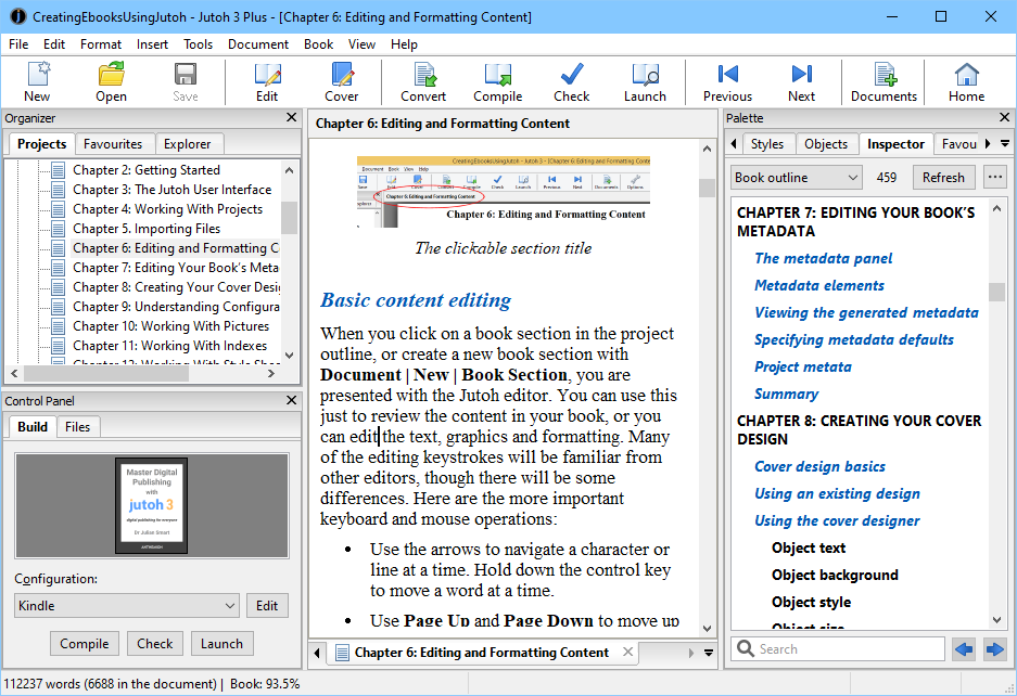 Jutoh Ebook Editor For Windows Mac And Linux Epub Kindle Books And More